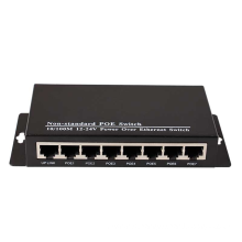 100Mbps 24V 8 port ethernet reverse poe switch PD Network switch